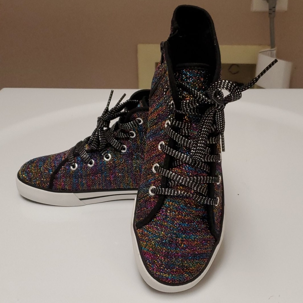 KIDPIK Nina Franny Black Shimmer Sneaker